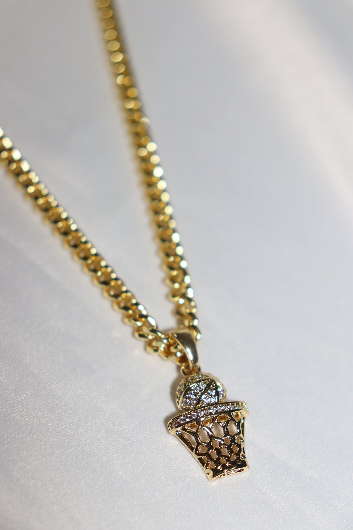 Basket ball necklace
