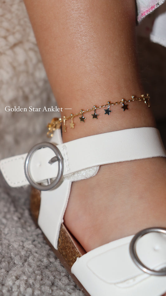 Golden Star Anklet