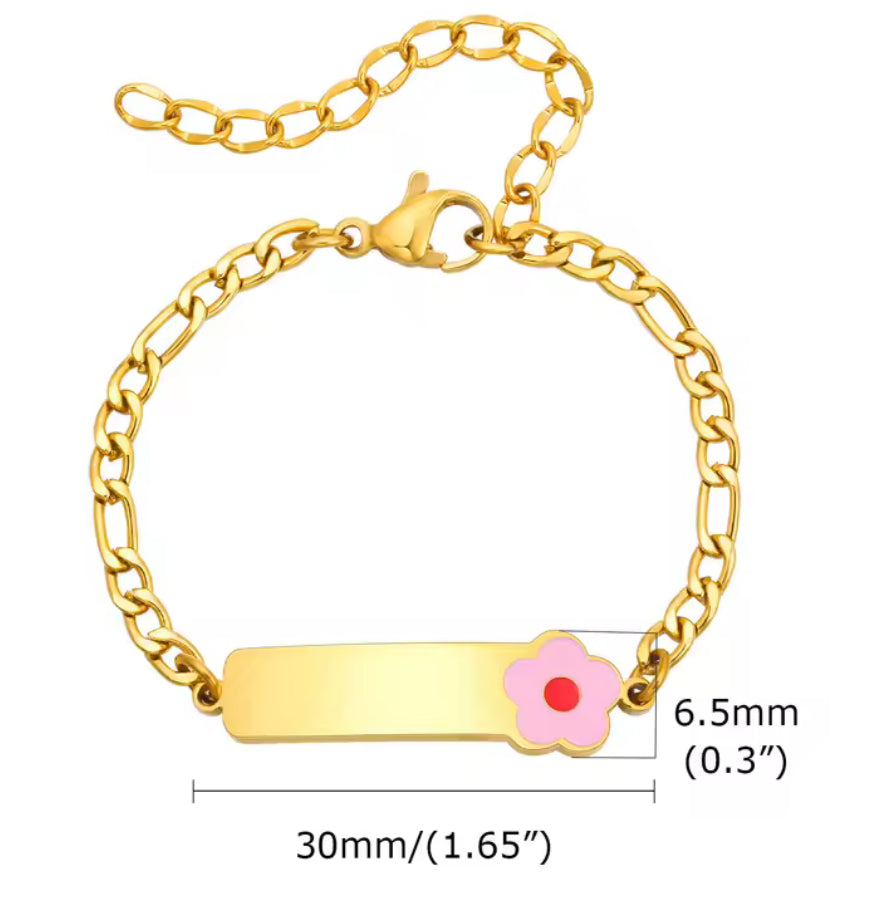 Fígaro Name Necklace + Engraved Bracelet