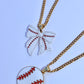 Baseball Necklace
