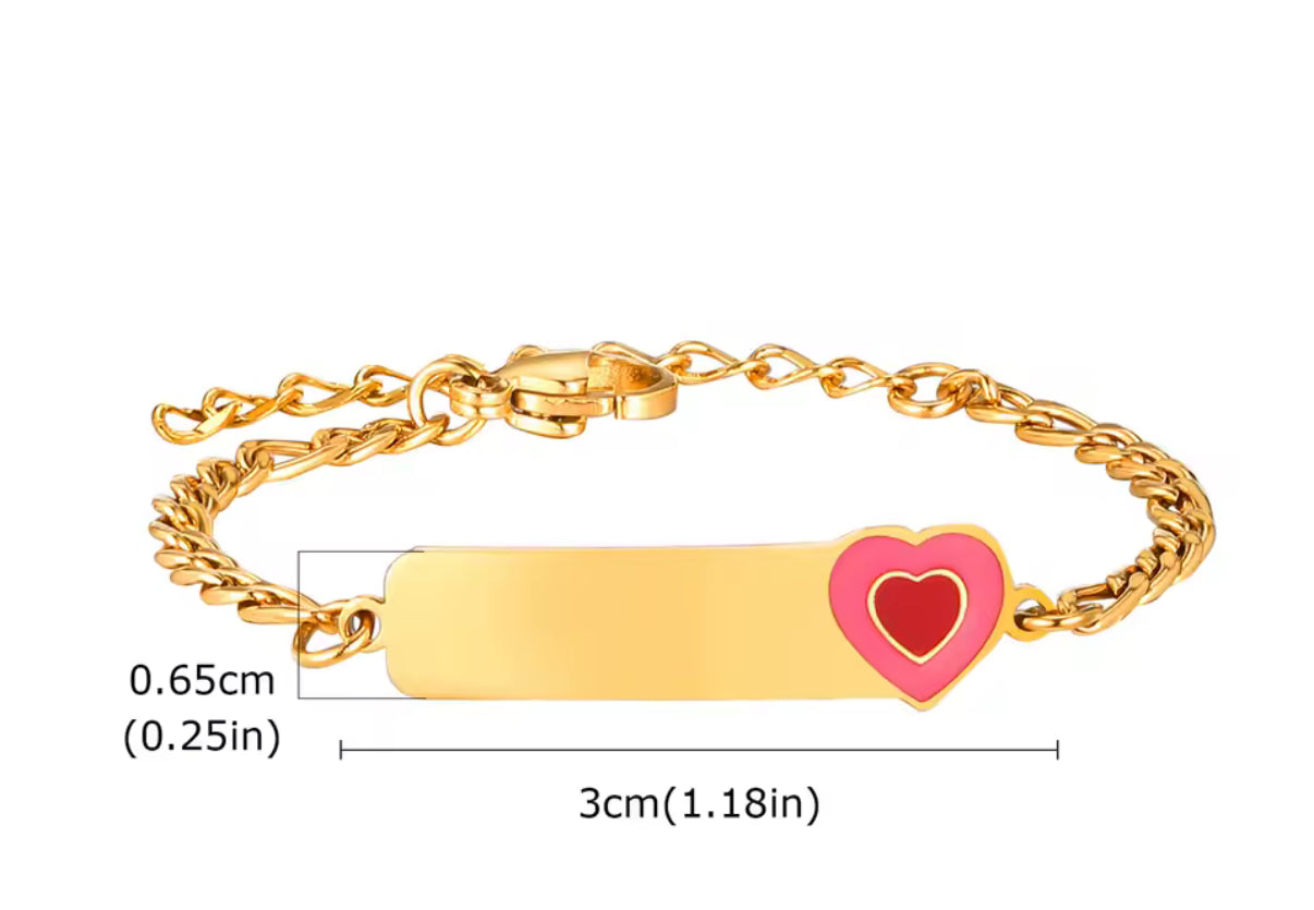 Engraved Baby Bracelet