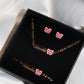 Butterfly Personalized Set + Earrings