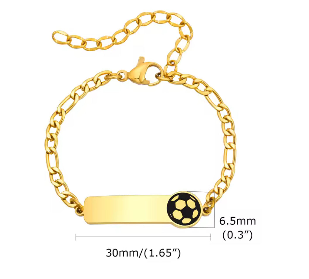 Engraved Baby Bracelet