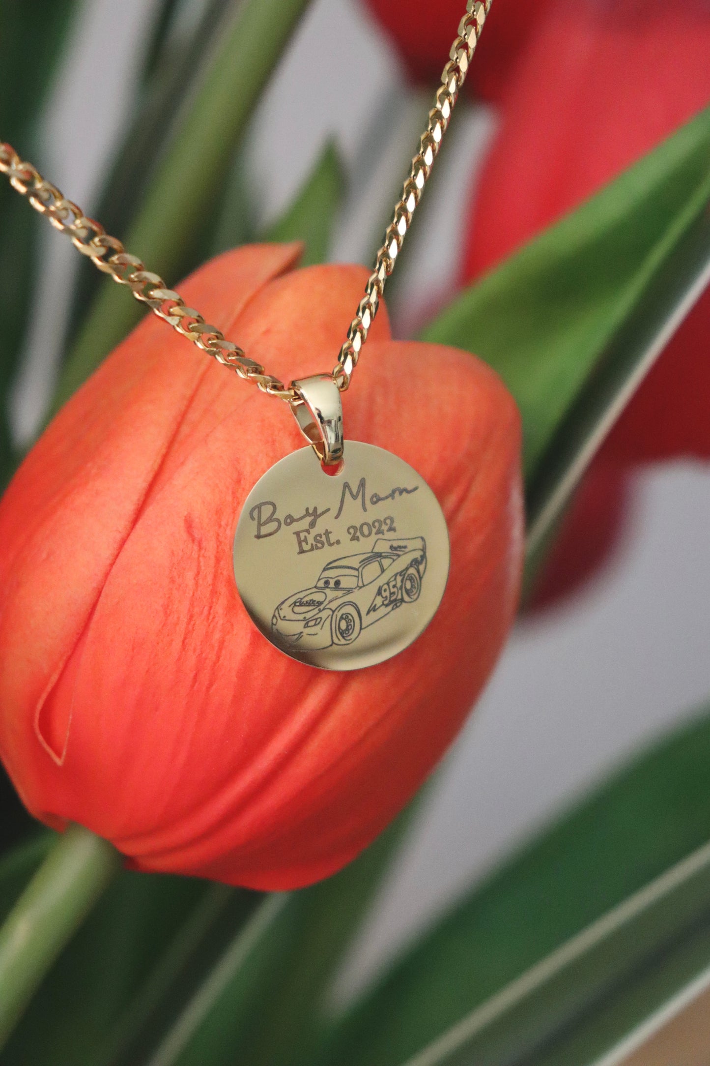 McQueen Boy Mom Tag