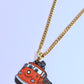 Fire truck Necklace
