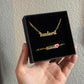 Fígaro Name Necklace + Engraved Bracelet
