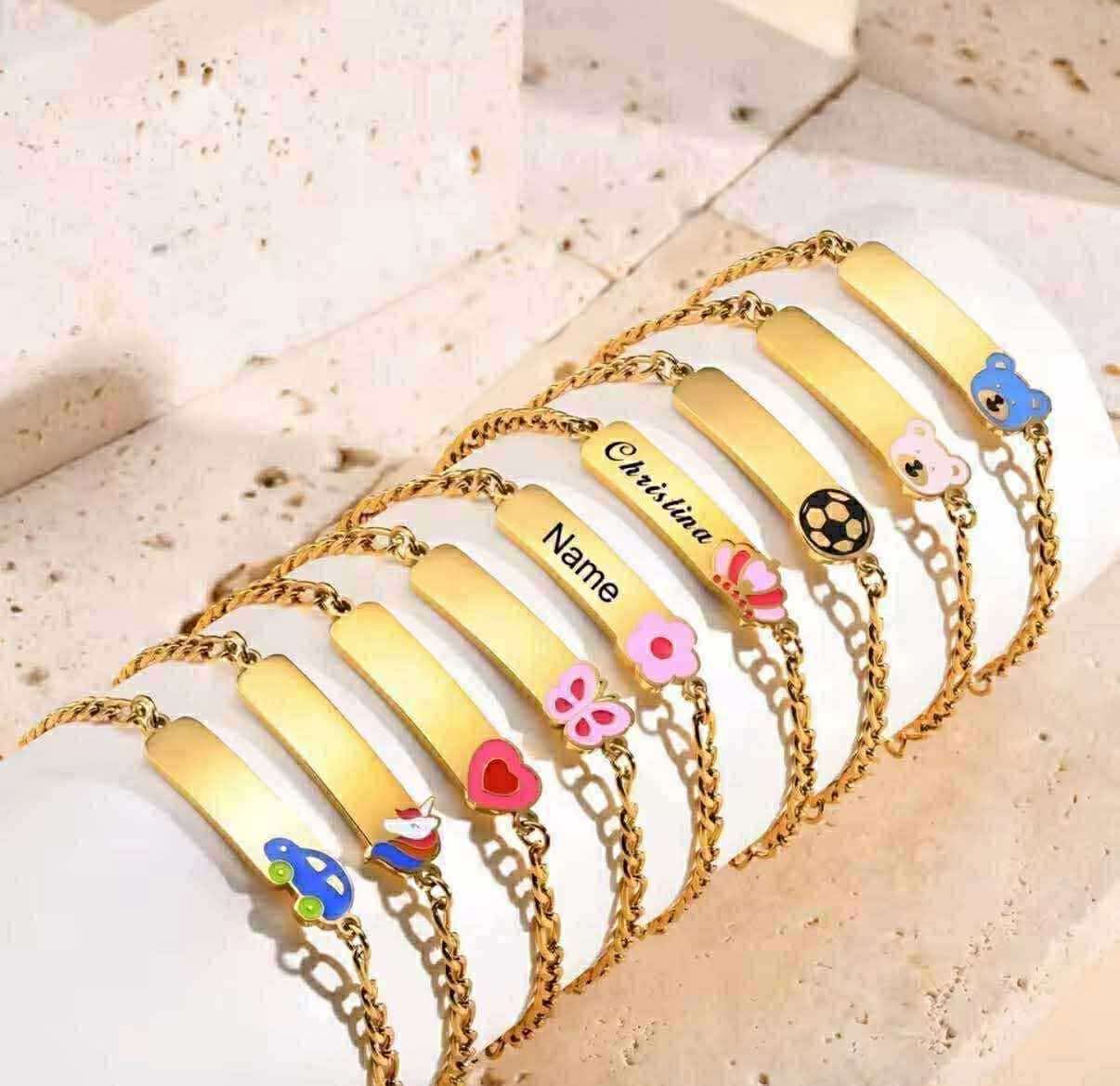 Engraved Baby Bracelet
