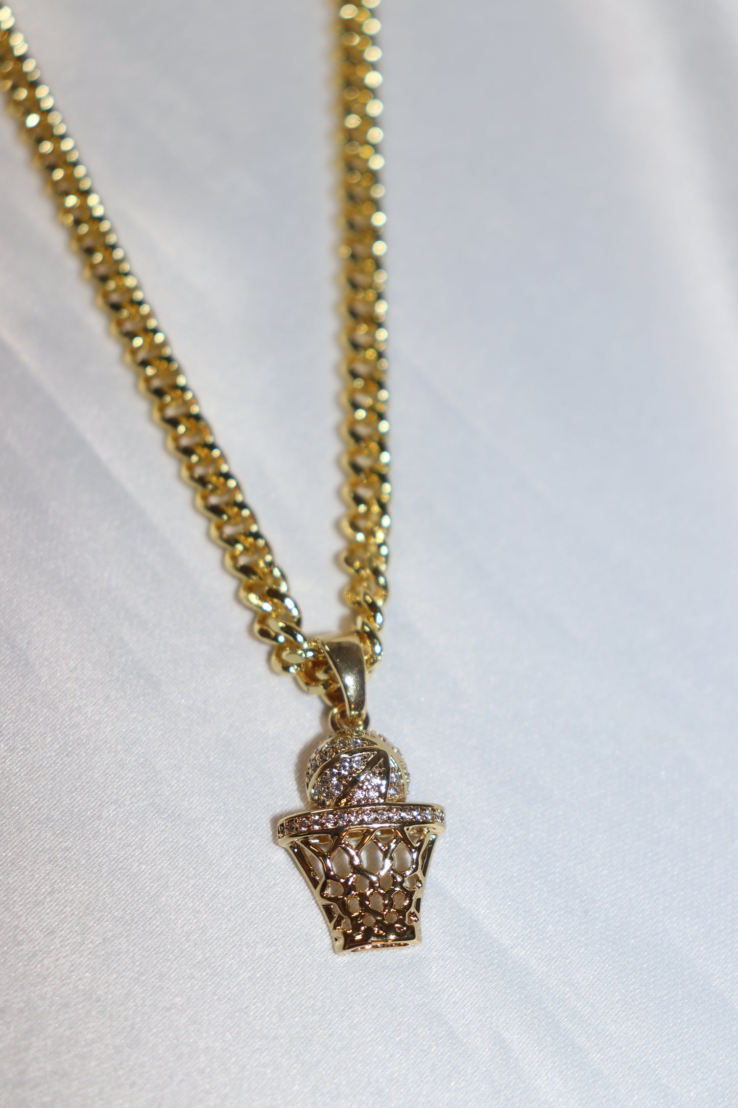 Basket ball necklace