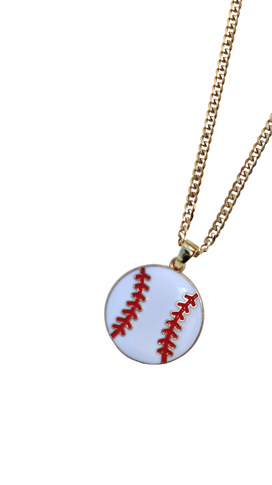 Baseball Necklace