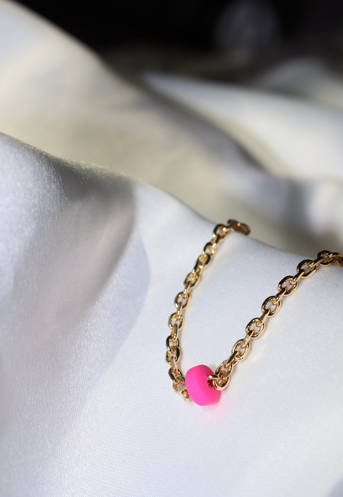 Hot Pink Anklet