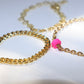 Hot Pink Anklet