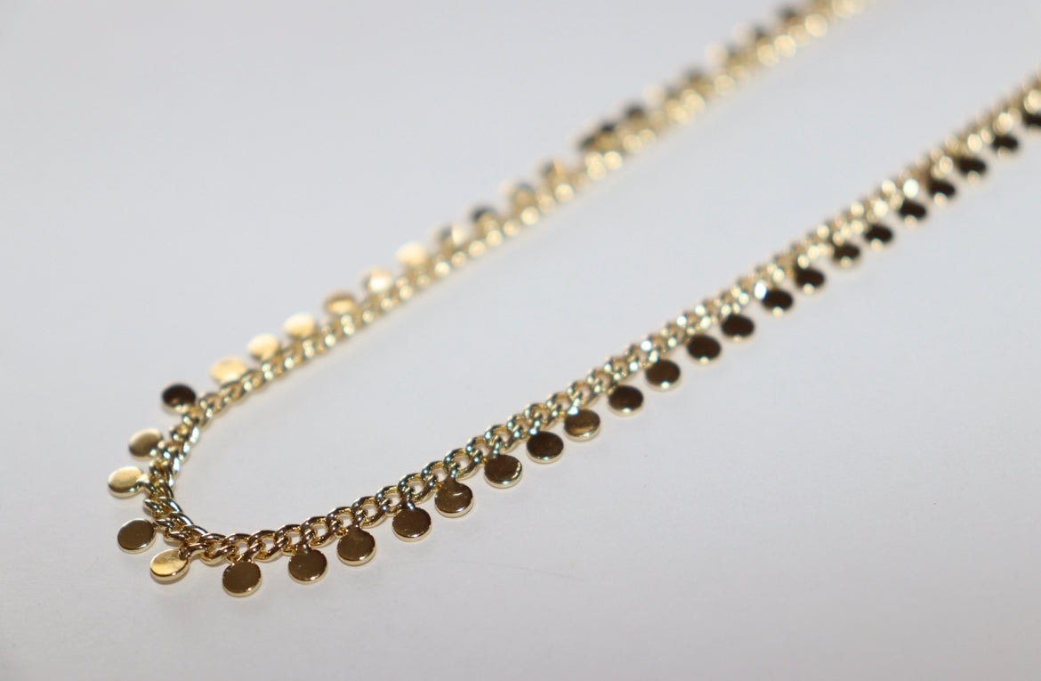 Golden Dot Necklace