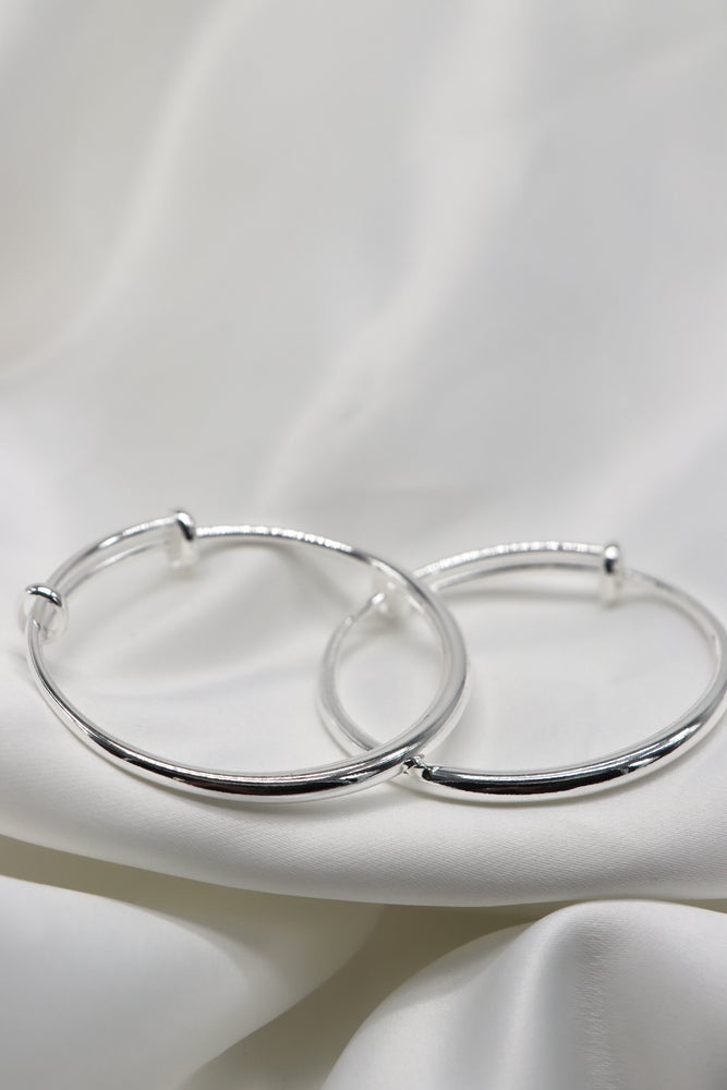 Silver Baby Bangle